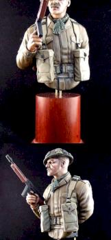 Spearhead Miniatures 1/6th WW2 Commado Bust by exilesjjb