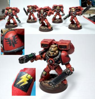 Blood Angels Fast Attack Squad by zanna75