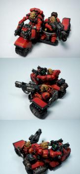 Blood Angels Fast Attack Bike by zanna75