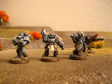 Grey Death Legion Marines by RaynOtisick