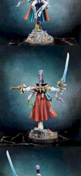 Eldar Harlequin Troupe Leader WARHAMMER 40K by basxx