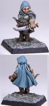 Dwarven Rogue...the pretty one... by chambersofminiatures