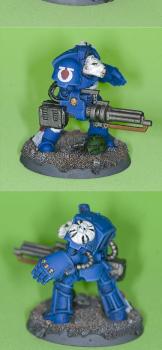 Ultramarine Terminator with Autocannon by Gussy