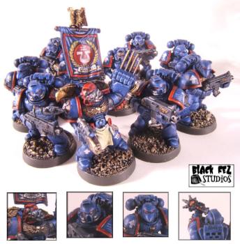 Ultramarines Tactical Squad by blackfezstudios