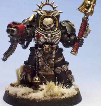 Black Templar Chaplain by StillLifeMiniatures