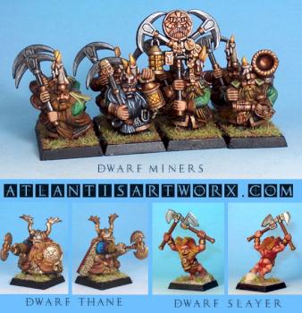 Dwarf Army WIP by atlantis artworx