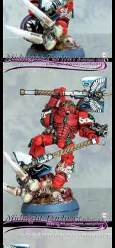 Sold. Australia.  Blood Angels' Captain - Axe Master Ramiel by ronin074