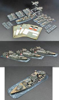 Prussian Naval Fleet - Dystopian Wars by MiniKingdom