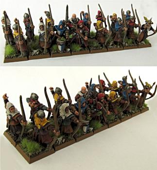 Bretonnian Bowmen by Wuestenfuchs