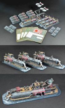 Empire of the Blazing Sun Fleet - Dystopian Wars by MiniKingdom