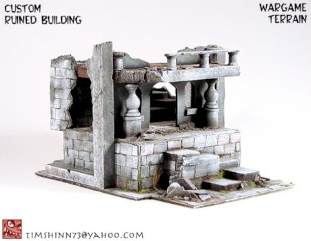 LOTR Style Gondor Osgiliath Ruins Terrain by timshinn73