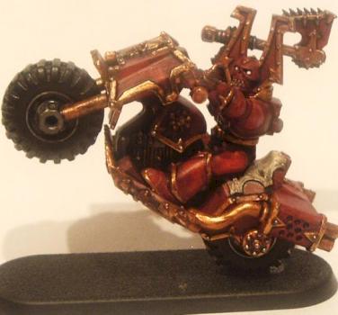 Khorne Biker (WiP) by Psychocath