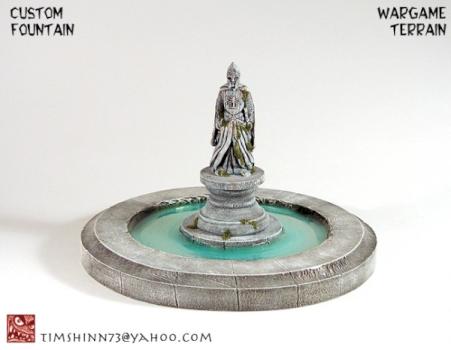 LOTR Style Gondor Fountain Terrain by timshinn73