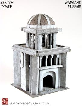 LOTR Style Gondor Osgiliath Tower Terrain by timshinn73