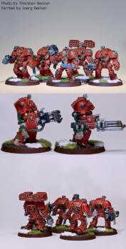 Blood Angel Terminator Squad by Shannira