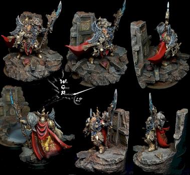 Constantin Valdor Captain General of the Legio Custodes by CroWarGamePainting