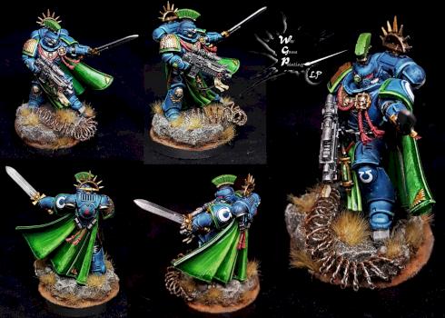 Captain Uriel Ventris As Primaris Captain Warhammer 40K by CroWarGamePainting