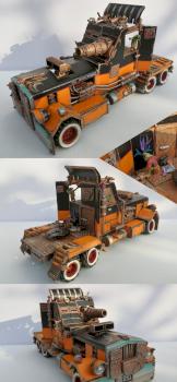 Ork Battlewagon (Semi Truck) by TheThousandthSon