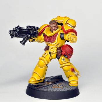 Imperial Fists Primaris Sergeant by red gobbo