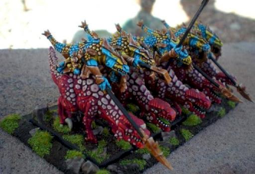 Mounted Saurus Warriors by Monkeysplitters