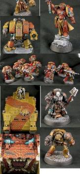 Dragon Themed Space Marines by CELPainting