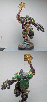 space marine chaplain OF THE SALAMANDERS by jdmchaos