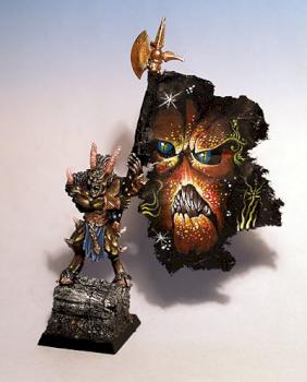 Chaos khorne standard bearer by andreamangoni