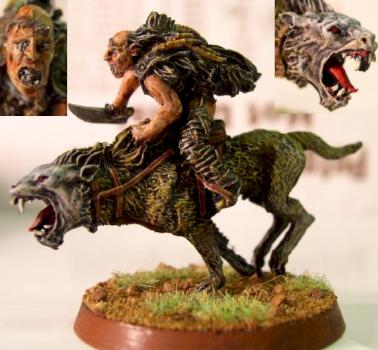 Lord of the Rings Sharku on Warg by Tool