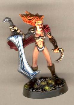 female warrior of CMON by villekemu