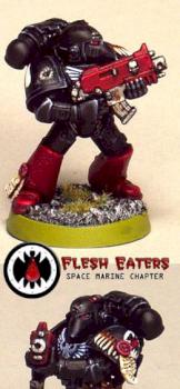 Flesh Eaters tactical marine by Chaplain Desmodus