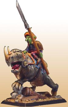 Rhino Horse mounted fanatic goblin ! by Marc