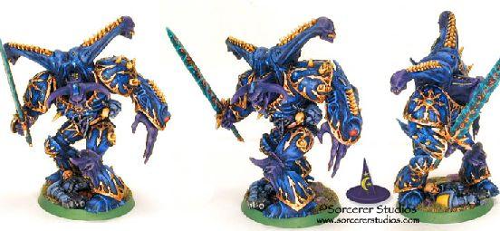 40K Thousand Sons Chaos Daemon Prince by Kelly Kim