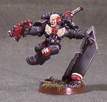 Bolter and Chainsword Marine by bushido