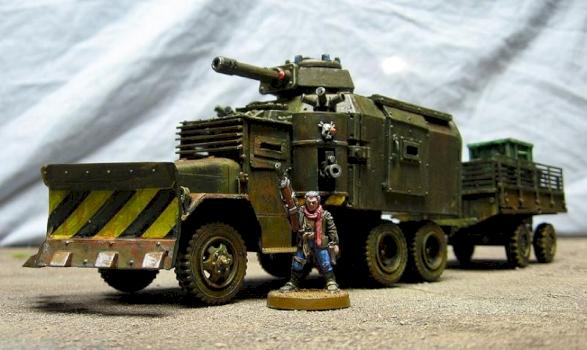 Necromunda Guild Convoy Truck by WorkingStiff