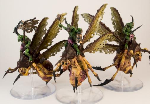 Chaos Daemons Nurgle Plague Drones by Jarrett