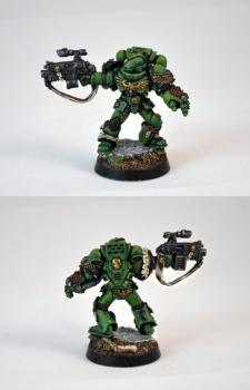 Dark Angel Space Marines Veteran Sergeant by Razz