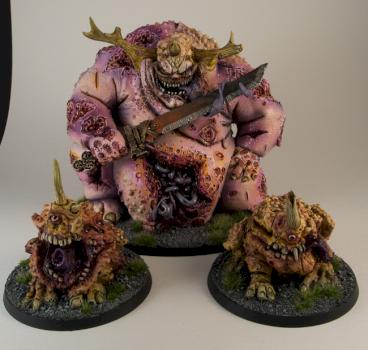 Forgeworld Great Unclean One with Plague Toads by Jarrett