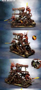 Skull Cannon of Khorne by Brovatar