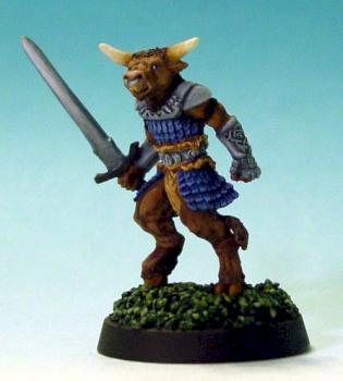 Minotaur sculpted by Julie Guthrie by xredmenacex