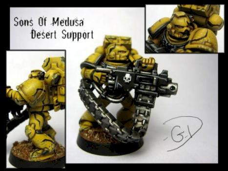 Sons of Medusa Desert Support Marine by RaynOtisick