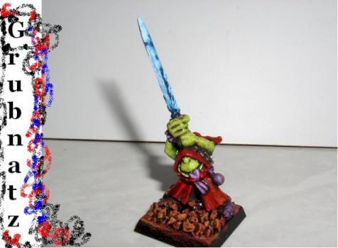 Orks&Goblins Nachtgoblin Boss by grubnatz