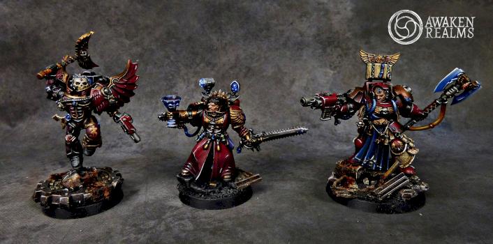 Blood Angels Heroes - Chaplain, Sanguinary Priest, Librarian by Awaken Realms