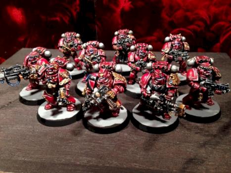 Blood Angels Tactical Squad by nielsen333