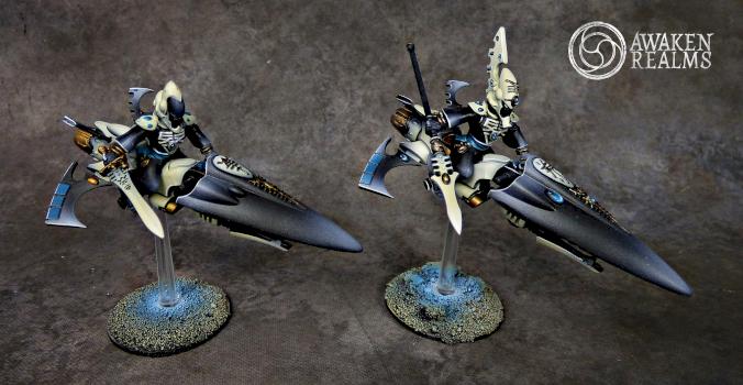 Eldar Ulthwe Skyrunner Farseer & Warlock by Awaken Realms