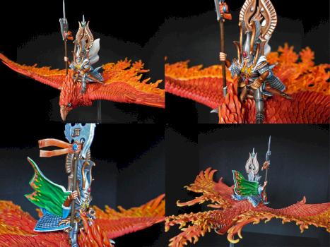 High Elves Flamespyre Phoenix with Rider by Roveron