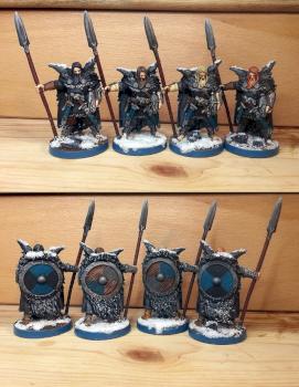 Some of the Raven Clan from Blood Rage (speed painted for the table) by Big_Bunny