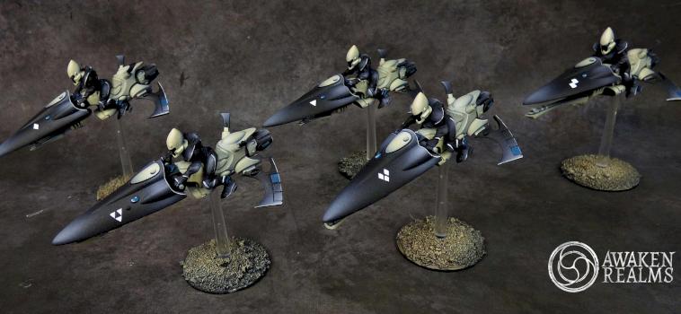 Eldar Ulthwe Jetbikes by Awaken Realms