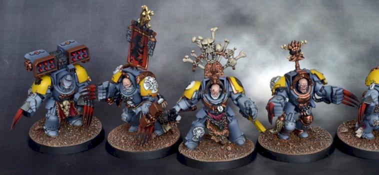 Space Wolves Wolf Guard Terminators 40k by Cliff1995