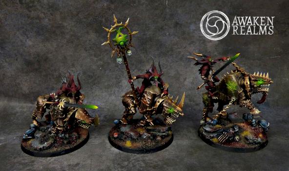 Daemons of Khorne Bloodcrushers by Awaken Realms