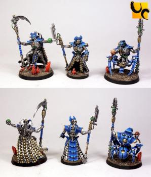 Necrons Lords by UnlimitedColours